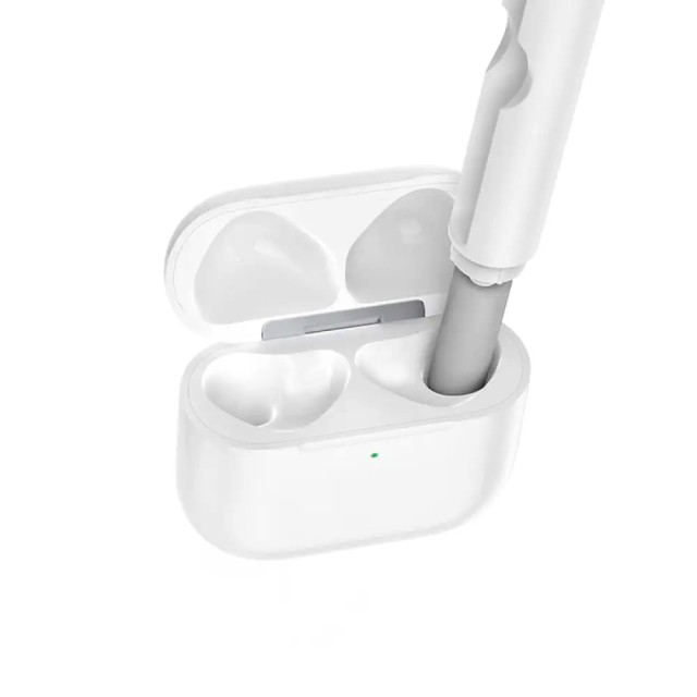 Στυλό Καθαρισμού Ηλεκτρονικών Συσκευών 3 σε 1 Hoco UT1 με Αναδιπλούμενη Βούρτσα Μεταλλική Άκρη και Σφουγγαράκι