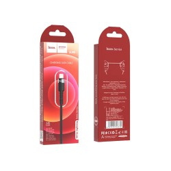 Καλώδιο Hoco SU99 USB σε Lightning Fast Charging 3A Braided Μαύρο 1m