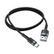 Καλώδιο Hoco SU99 USB σε USB-C Braided Μαύρο 1m