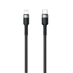 Καλώδιο Hoco SU99 Pro USB-C σε Lightning Fast Charging PD27W Braided Μαύρο 1m