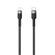 Καλώδιο Hoco SU99 Pro USB-C σε Lightning Fast Charging PD27W Braided Μαύρο 1m