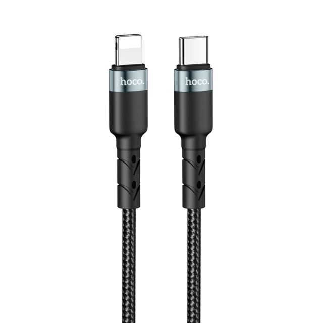 Καλώδιο Hoco SU99 Pro USB-C σε Lightning Fast Charging PD27W Braided Μαύρο 2m