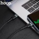 Καλώδιο Hoco SU99 Max USB-C σε USB-C Fast Charging 60W Braided Μαύρο 2m