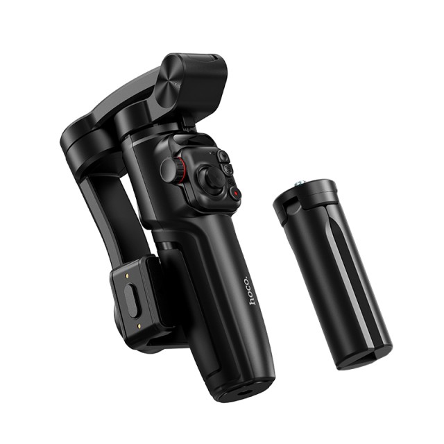 Gimbal Hoco K91 για Συσκευές 4.5"- 7" 1800mAh με Σταθεροποιητή 3 Αξόνων Τηλεχειριστήριο Επεκτεινόμενο και με Face Tracking