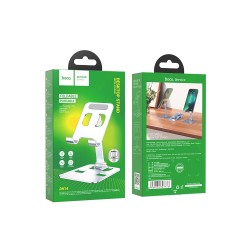 Βάση Στήριξης Επιτραπέζια Αλουμινίου Hoco DH14 για συσκευές 4.7"-7" Ασημί