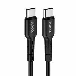Καλώδιο Hoco DU01 Novel USB-C σε USB-C Fast Charging 60W 3A Μαύρο 1m