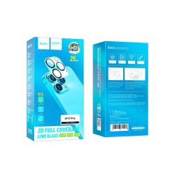 Προστασία Κάμερας Hoco G13 3D Night Shooting Circle Lens Glass για Apple iPhone 17 Pro 5G Μαύρο 25 Τεμ.