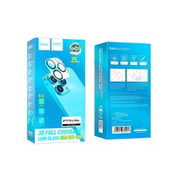 Προστασία Κάμερας Hoco G13 3D Night Shooting Circle Lens Glass για Apple iPhone 17 Pro Max 5G Μαύρο 25 Τεμ.