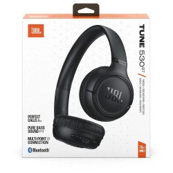 Bluetooth Stereo Ακουστικά JBL Tune 530BT On-ear με Pure Bass 2-Mic BT6.0 και έως 76h Playtime Black