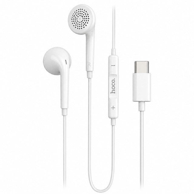 Hands Free Hoco. DM51 Fringe Stereo USB-C με Μικρόφωνο 1.2m Λευκά Συμβατά με Όλες τις USB-C Συσκευές Hands Free Hoco. DM51 Fringe Stereo USB-C με Μικρόφωνο 1.2m Λευκά Συμβατά με Όλες τις USB-C Συσκευές
