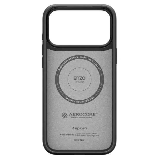 Θήκη Spigen Enzo Aramid T Magsafe για Apple iPhone 17 Pro Max Μαύρη Θήκη Spigen Enzo Aramid T Magsafe για Apple iPhone 17 Pro Max Μαύρη
