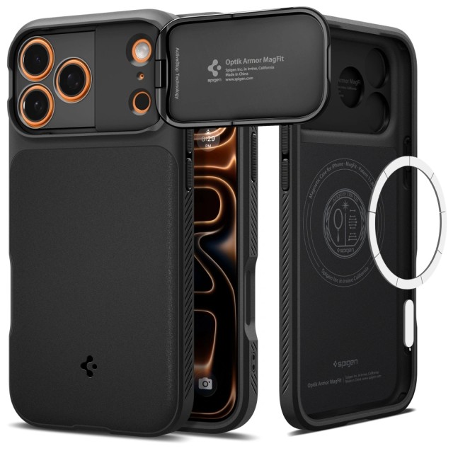 Θήκη Spigen Optik Armor Magsafe για Apple iPhone 17 Pro Max Μαύρη Θήκη Spigen Optik Armor Magsafe για Apple iPhone 17 Pro Max Μαύρη