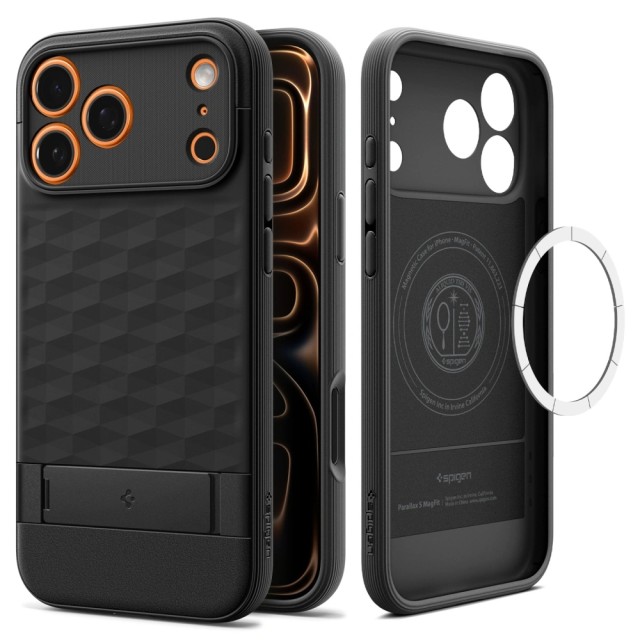 Θήκη Spigen Parallax S Magsafe για Apple iPhone 17 Pro Max Ματ Μαύρη Θήκη Spigen Parallax S Magsafe για Apple iPhone 17 Pro Max Ματ Μαύρη