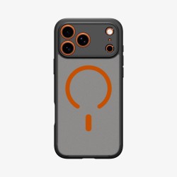 Θήκη Spigen Ultra Hybrid Magsafe για iPhone Apple 17 Pro Max Ημιδιάφανο Μαύρο-Πορτοκαλί Θήκη Spigen Ultra Hybrid Magsafe για iPhone Apple 17 Pro Max Ημιδιάφανο Μαύρο-Πορτοκαλί