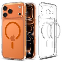 Θήκη Spigen Ultra Hybrid Magsafe για iPhone Apple 17 Pro Max Διάφανο-Πορτοκαλί