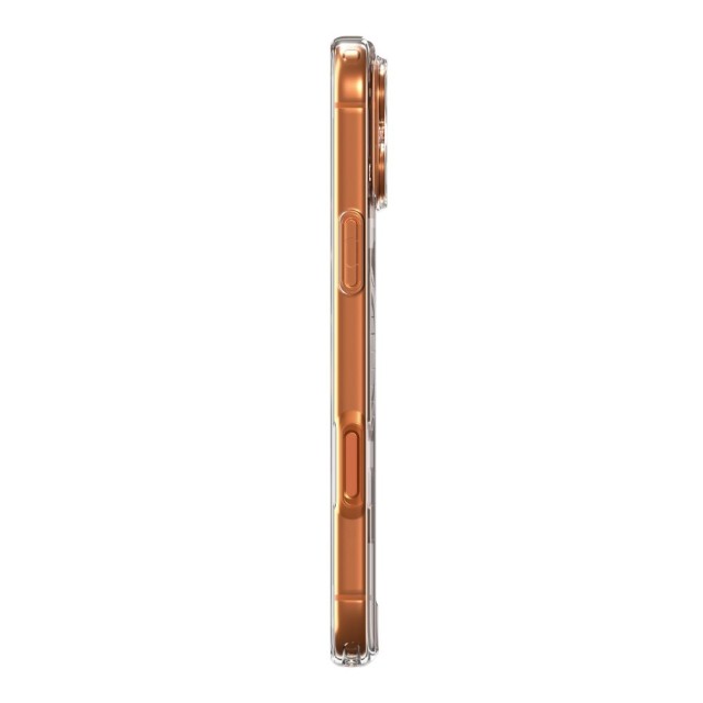 Θήκη Spigen Ultra Hybrid Magsafe για iPhone Apple 17 Pro Max Διάφανο-Πορτοκαλί