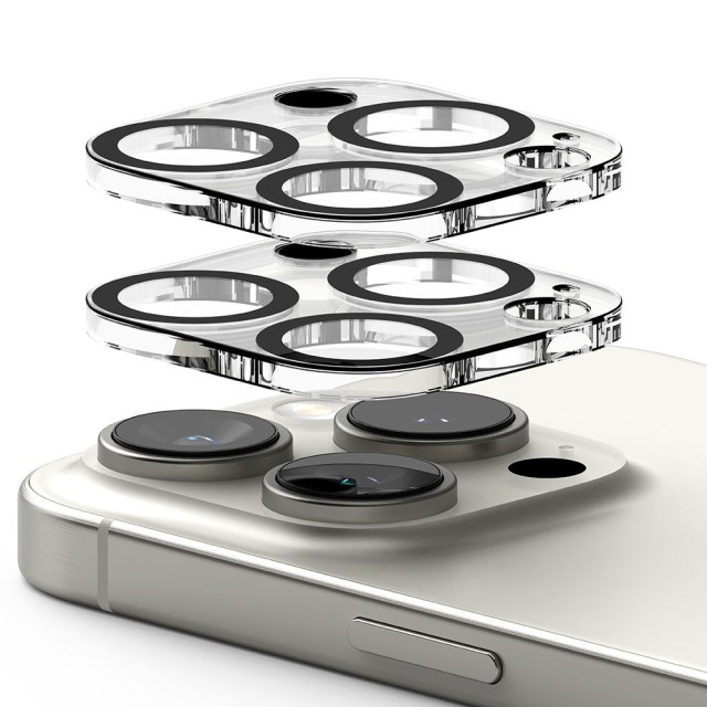 Προστασία Κάμερας Ringke για Apple iPhone 16 Pro 16 Pro Max Διάφανο 2 Τεμαχίων