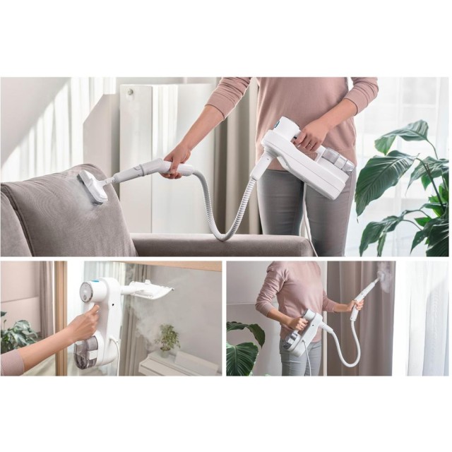 Σκούπα Stick Ατμού 2 σε 1 Sencor SSC 6010WH 1500W με Αποσπώμενο Καθαριστή Ατμού για Όλες τις Επιφάνειες με 3 Επίπεδα Ατμού Καλώδιο 5m Λευκή Σκούπα Stick Ατμού 2 σε 1 Sencor SSC 6010WH 1500W με Αποσπώμενο Καθαριστή Ατμού για Όλες τις Επιφάνειες με 3 Επίπεδα Ατμού Καλώδιο 5m Λευκή