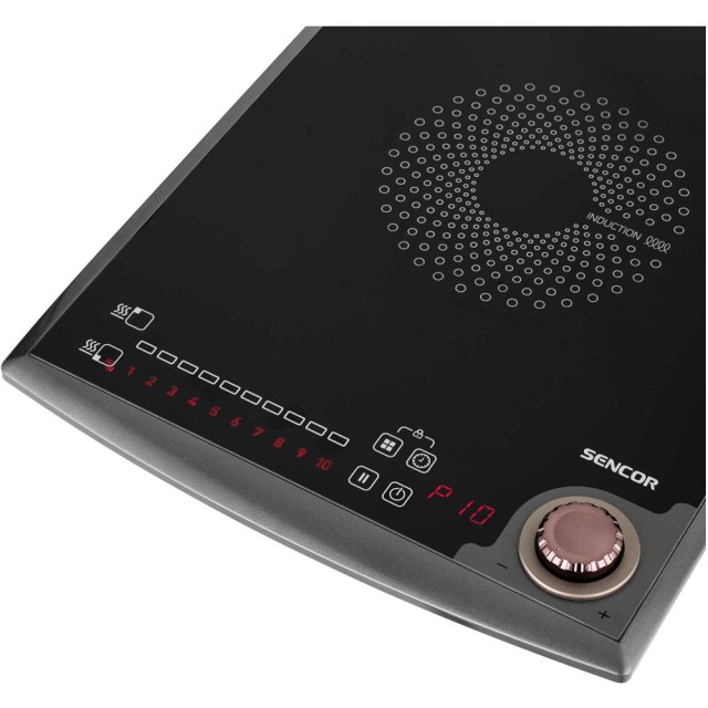 Φορητή Επαγωγική Εστία SCP 5414GY Διπλή 3100W με 10 Επιλογές Θερμοκρασίας και Timer