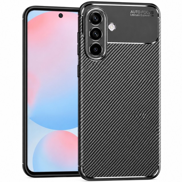 Θήκη Ancus AutoFocus Carbon Fiber για Samsung Galaxy A56 5G Μαύρη Θήκη Ancus AutoFocus Carbon Fiber για Samsung Galaxy A56 5G Μαύρη