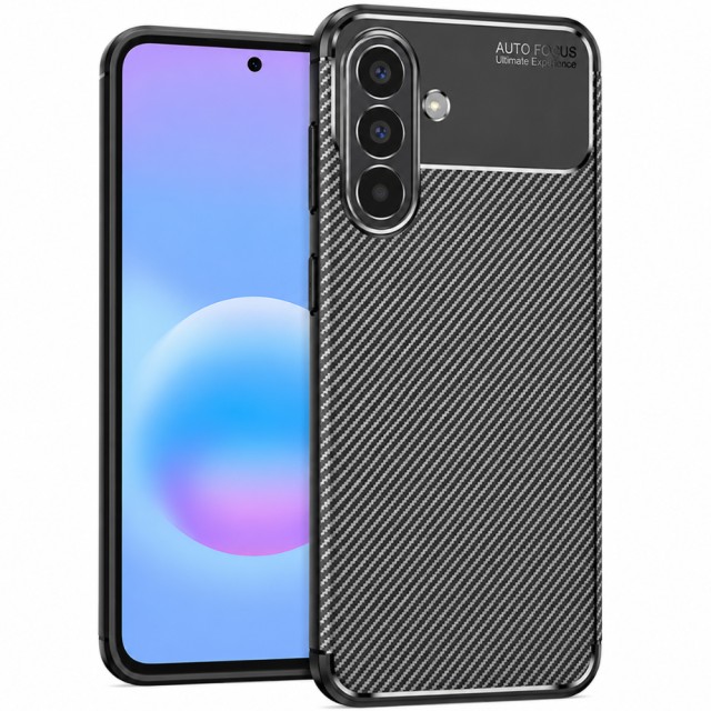 Θήκη Ancus AutoFocus Carbon Fiber για Samsung Galaxy A57 5G Μαύρη Θήκη Ancus AutoFocus Carbon Fiber για Samsung Galaxy A57 5G Μαύρη
