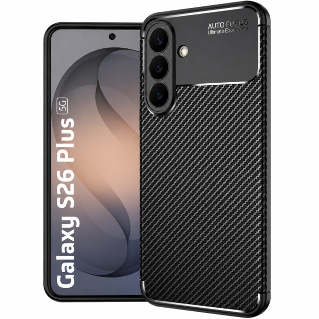 Θήκη Ancus AutoFocus Carbon Fiber για Samsung Galaxy S26+ 5G Μαύρη Θήκη Ancus AutoFocus Carbon Fiber για Samsung Galaxy S26+ 5G Μαύρη