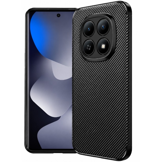 Θήκη Ancus AutoFocus Carbon Fiber για Xiaomi Redmi Note 15 5G Poco M8 5G Μαύρη