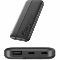 Power Bank Energizer UE10050CC 10000mAh 15W με 2xUSB-C 1xUSB-A και LED Ένδειξη Μπαταρίας Μαύρο