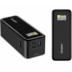 Power Bank Energizer XP27000PD 27000mAh PD140W QC3.1 με 2xUSB-C 1xUSB-A LCD Οθόνη Ιδανικό για Κινητά Λάπτοπ και MacBook Μαύρο
