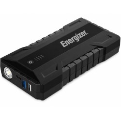 Power Bank Energizer JE12000 12000mAh PD15W QC με 2xUSB-A 1xUSB-C LED Ένδειξη Μπαταρίας και Προσάρτημα Εκκίνησης Αυτοκινήτου 1800A Ασημί