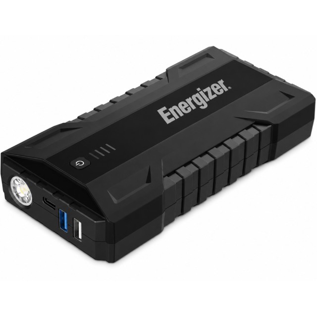Power Bank Energizer JE12000 12000mAh PD15W QC με 2xUSB-A 1xUSB-C LED Ένδειξη Μπαταρίας και Προσάρτημα Εκκίνησης Αυτοκινήτου 1800A Ασημί Power Bank Energizer JE12000 12000mAh PD15W QC με 2xUSB-A 1xUSB-C LED Ένδειξη Μπαταρίας και Προσάρτημα Εκκίνησης Αυτοκινήτου 1800A Ασημί