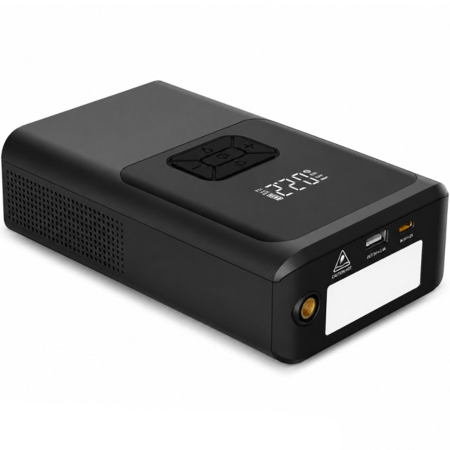 Power Bank Energizer JE10000JP 10000mAh PD15W QC 1xUSB-A 1xUSB-C Προσάρτημα Εκκίνησης Αυτοκινήτου 1500A and Air Pump 11 bar Μαύρο Power Bank Energizer JE10000JP 10000mAh PD15W QC 1xUSB-A 1xUSB-C Προσάρτημα Εκκίνησης Αυτοκινήτου 1500A and Air Pump 11 bar Μαύρο