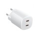 Φορτιστής Ταξιδίου Xiaomi BHR087OEU Nano Turbo PD 45W με 2xUSB-C Λευκός Φορτιστής Ταξιδίου Xiaomi BHR087OEU Nano Turbo PD 45W με 2xUSB-C Λευκός