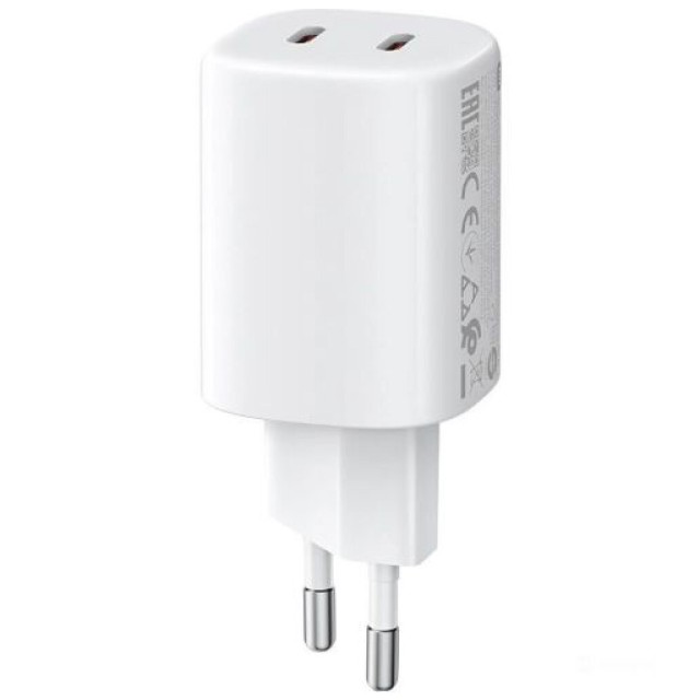 Φορτιστής Ταξιδίου Xiaomi BHR087OEU Nano Turbo PD 45W με 2xUSB-C Λευκός Φορτιστής Ταξιδίου Xiaomi BHR087OEU Nano Turbo PD 45W με 2xUSB-C Λευκός