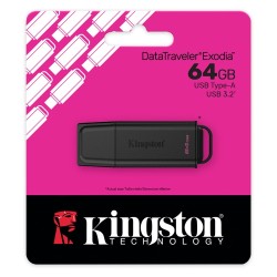 Kingston Flash Drive DataTraveler Exodia Gen 1 64GB USB 3.2 DTXG2/64