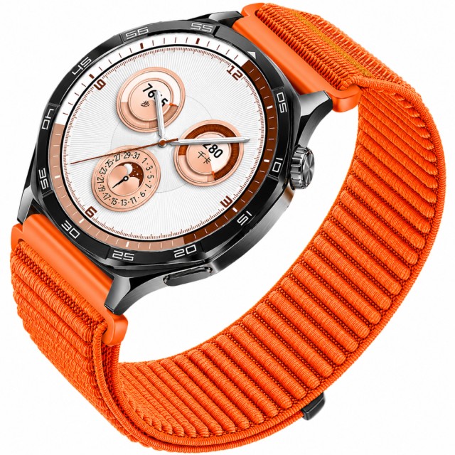 Watchband Hoco WH26 Parkour Series Fabric Strap για Samsung Huawei Xiaomi Vivo OPPO κα 22mm Universal Πορτοκαλί