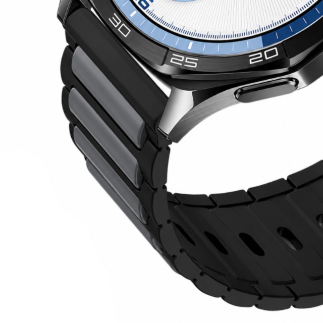 Watchband Hoco WH27 Flexible Series Silicon Strap για Samsung Huawei Xiaomi Vivo OPPO κα 22mm Universal Μαύρο-Γκρι
