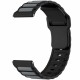 Watchband Hoco WH27 Flexible Series Silicon Strap για Samsung Huawei Xiaomi Vivo OPPO κα 22mm Universal Μαύρο-Γκρι