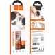 Watchband Hoco WH27 Flexible Series Silicon Strap για Samsung Huawei Xiaomi Vivo OPPO κα 22mm Universal Μαύρο-Πορτοκαλί