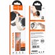 Watchband Hoco WH27 Flexible Series Silicon Strap για Samsung Huawei Xiaomi Vivo OPPO κα 22mm Universal Γκρι-Πορτοκαλί