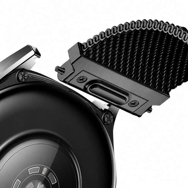 Watchband Hoco WH28 Pretty Series Steel Strap για Samsung Huawei Xiaomi Vivo OPPO κα 22mm Universal Μαύρο