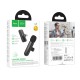 Μικρόφωνο Πέτου Ασύρματο Hoco L20 Fair Lavalier USB-C HD Πλήρως Πολυκατευθυντικό Μικρόφωνο 2.4GHz 60mAh 4h Λειτουργίας 15m Ακτίνα Μαύρο