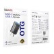 Αντάπτορας Borofone BV26C USB-A σε USB-C USB3.0 Μαύρος