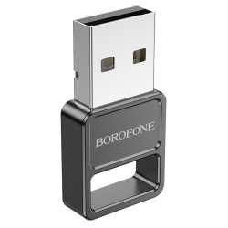 Αντάπτορας Wireless Borofone DH8 USB Bluetooth v5.1 Απόσταση 10m Ταχύτητα 3.0Mbps Μαύρος