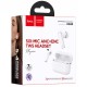 Wireless Hands Free Hoco EQ35 Rhyme TWS ANC ENC Six Mic Noise Reduction v5.4 400mAh 7h Ομιλίας Λευκά