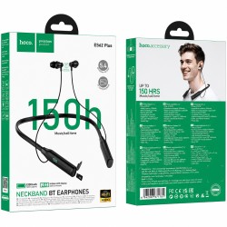 Bluetooth Hands Free Hoco ES62 Plus Neckband Magnetic v5.4 1200mAh 150Hrs Αναπαραγωγής TF Card LED Ένδειξη Μπαταρίας Μαύρα Bluetooth Hands Free Hoco ES62 Plus Neckband Magnetic v5.4 1200mAh 150Hrs Αναπαραγωγής TF Card LED Ένδειξη Μπαταρίας Μαύρα