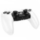 Gamepad Hoco GA32 Dragon RGB 600mAh BT v5.1 Dual Motor Δόνηση Θύρα AUX και Κουμπί Mute Συμβατό με PS5 Λευκό