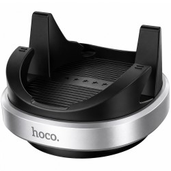 Βάση Στήριξης Αυτοκινήτου Hoco H100 Gentle για Στήριξη σε Ταμπλό 360° Περιστροφή για Συσκευές 4.5"-7" Μαύρη