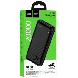 Power Bank Hoco J123A Element 20000mAh 5V/2A 1xUSB-C 1xUSB-A 1xMicroUSB και LED Ένδειξη Μπαταρίας Μαύρο Power Bank Hoco J123A Element 20000mAh 5V/2A 1xUSB-C 1xUSB-A 1xMicroUSB και LED Ένδειξη Μπαταρίας Μαύρο