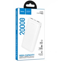 Power Bank Hoco J153A Stability 10W 20000mAh 2xUSB-A 1xUSB-C 1xMicroUSB και LED Ένδειξη Μπαταρίας Λευκό Power Bank Hoco J153A Stability 10W 20000mAh 2xUSB-A 1xUSB-C 1xMicroUSB και LED Ένδειξη Μπαταρίας Λευκό